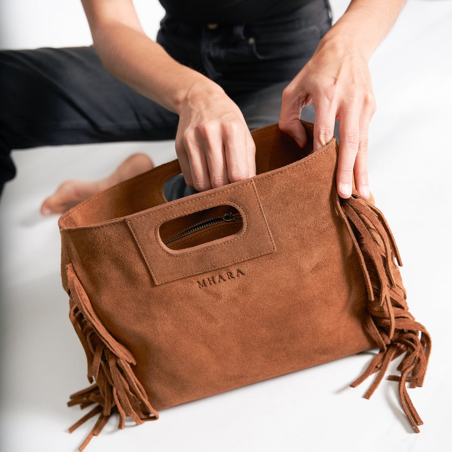 HONEY FRINGE BAG