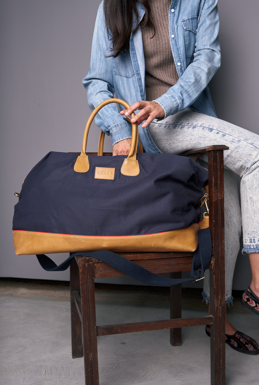 NAVY WEEKEND BAG