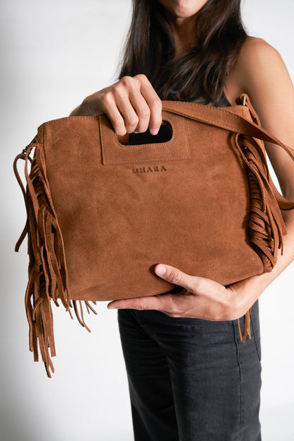 HONEY FRINGE BAG